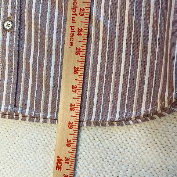 Fat Face Foss Stripe Button Up Shirt Men’s Size Small Red Bordeaux NWT *FLAW - Picture 11 of 15